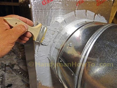 how to seal a metal box with duct tape|sealing ducts with tape.